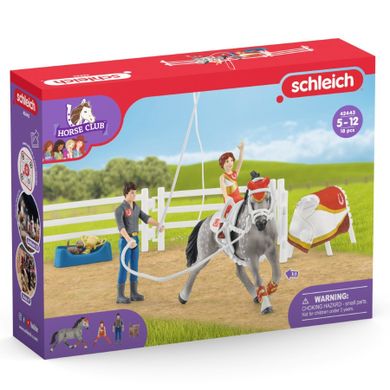 Schleich, Horse Club, Acrobatiile Miei pe cal, set, 42443