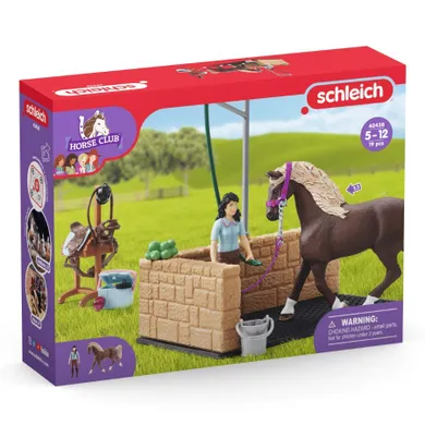 Schleich, Horse Club, Spalatoria de cai Emily & Luna, set, 42438
