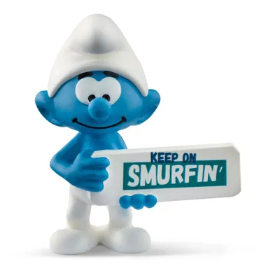 Schleich, Pre School Smurfs, Strumful cu mesaj, figurina, 20843