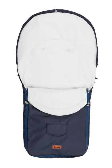 Sensillo, Sac de dormit polar pentru carucior, Bleumarin, 95-40 cm