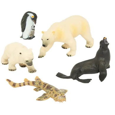 Smiki, Animale polare, set de figurine, 5 buc.