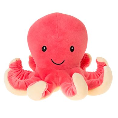 Smiki, Caracatita, jucarie de plus, roz, 18 cm