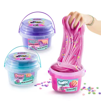 Smiki, Crazy Sensations, SoSlime, pasta modelatoare slime in galetusa, 1 buc.