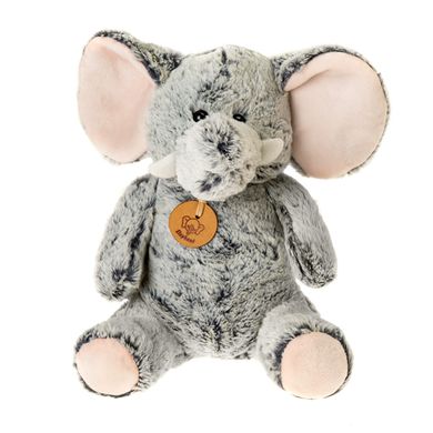 Smiki, Elefant, jucarie de plus, gri, 26 cm