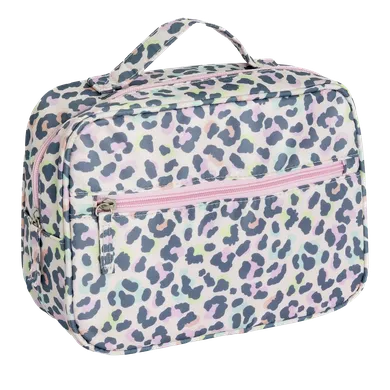 Smiki, Glow Girl, gentuta de cosmetice, roz, animal print