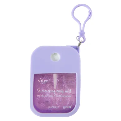 Smiki, Glow Girl, spray de corp stralucitor, aroma afine