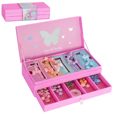 Smiki, Glow Girl, trusa cu luciuri de buze, set de creat pandantive