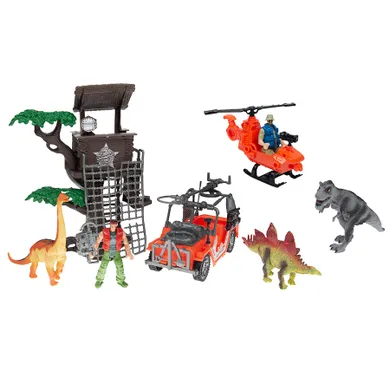 Smiki, Intalnirea cu dinozauri, set de figurine in actiune