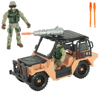 Smiki, Military Base, vehicul cu figurina de soldat si accesorii
