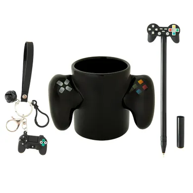 Smiki, Pad, cana cu accesorii, set cu breloc si pix