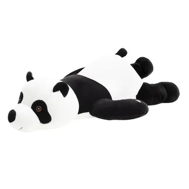 Smiki, Panda, jucarie de plus in pozitia culcat, 80 cm