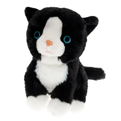 Smiki, Pisica, jucarie de plus, negru, 18 cm