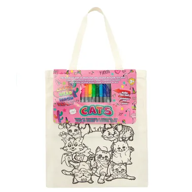 Smiki, Pisici, geanta de colorat, set creativ