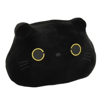 Smiki, Pisicuta, jucarie de plus, negru, 33 cm