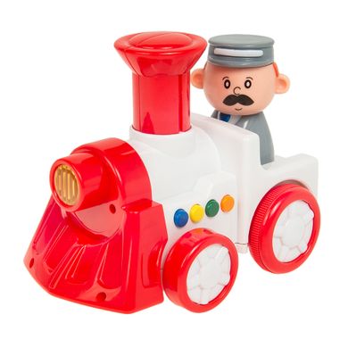 Smiki, Press & go, Trenulet, vehicul, cu lumini si sunete