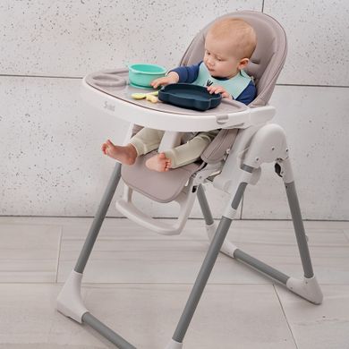 Smiki, scaun de masa bebe, cappuccino