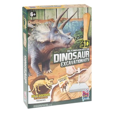 Smiki, Schelet de Triceratops, kit excavare, set de stiinta