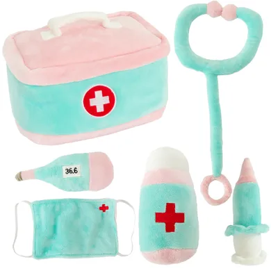 Smiki, set medical din plus, trusa de prim ajutor cu accesorii