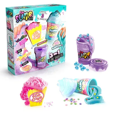 Smiki, So Slime, Slime shaker 3 in 1, pasta modelatoare, DIY, set, 3 buc.