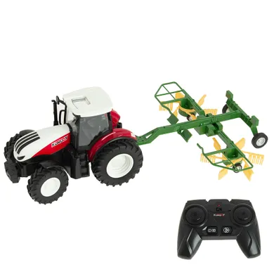 Smiki, tractor cu semanatoare, vehicul cu telecomanda, 1:24