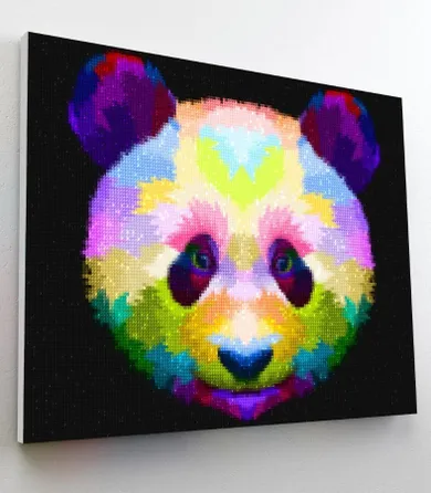 Smiki, Ursulet panda, mozaic de diamante, set creativ
