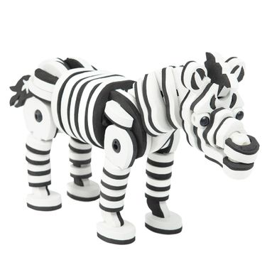 Smiki, Zebra, puzzle din spuma 3D, 89 elemente