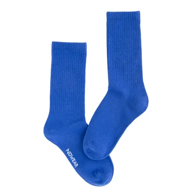 Sosete inalte albastre unisex NOWEAR