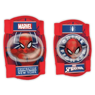 Spider-Man, set de protectie pentru coate si genunchi 2in1