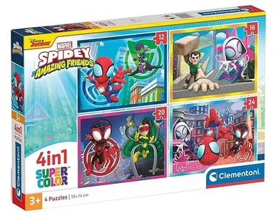 Spidey, puzzle 4w1, 72 piese