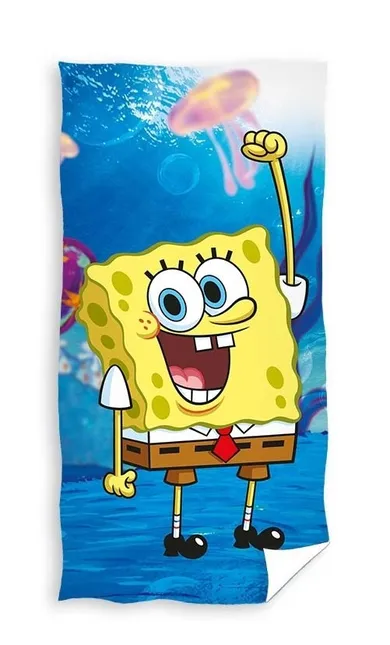 Sponge Bob, prosop de baie, 140-70 cm