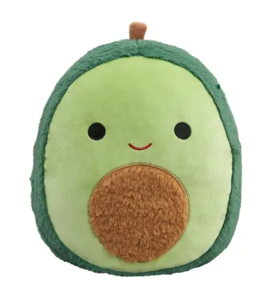 Squishmallows, Fuzzamallows, Medium Plush, Austin Green Avocado, jucarie de plus, 30 cm