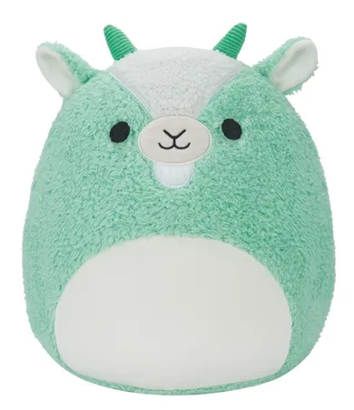 Squishmallows, Fuzzamallows, Palmer, Green Goat, jucarie de plus, 30 cm