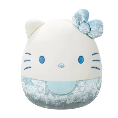 Squishmallows, Hello Kitty, jucarie de plus, editie speciala, velvet albastru, 20 cm