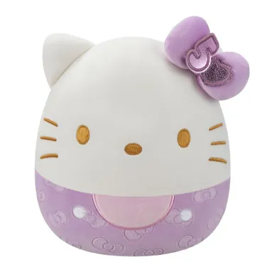 Squishmallows, Hello Kitty, jucarie de plus, editie speciala, violet, 20 cm