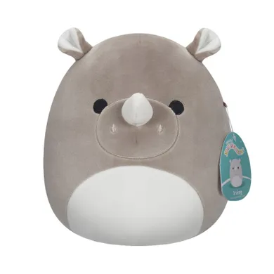 Squishmallows, Irving, Grey Rhino, jucarie de plus, 19 cm