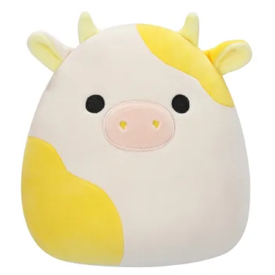 Squishmallows, Little Plush, Bodie, Yellow and White Cow, jucarie de plus, 19 cm