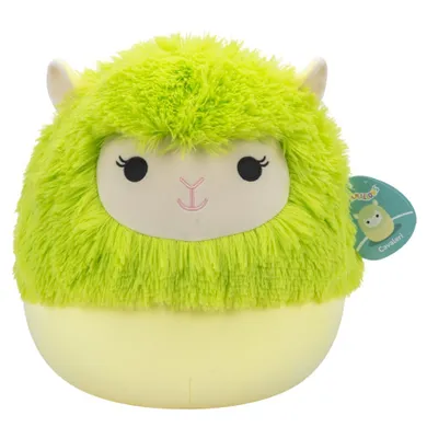 Squishmallows, Little Plush, Cavaleri Lime Green Alpaca, jucarie de plus, 19 cm