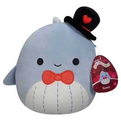 Squishmallows, Little Plush, Samir Blue Whale, jucarie de plus, 19 cm