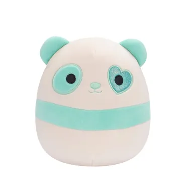 Squishmallows, Little Plush, Schwindt Mint Panda, jucarie de plus, 19 cm