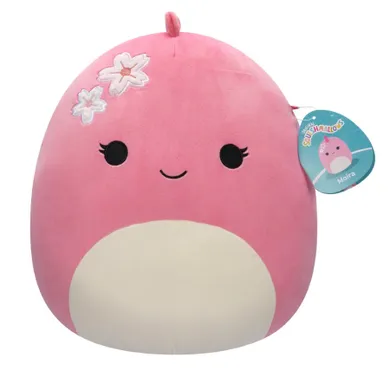 Squishmallows, Medium Plush, Moira Pink Dinosaur, jucarie de plus, 30 cm