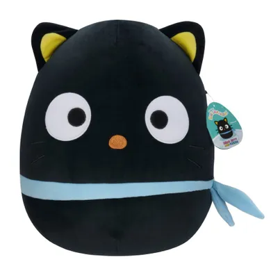 Squishmallows, Medium Plush, Sanrio Core, Chococat Blue Ribbon, jucarie de plus, 25 cm