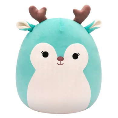 Squishmallows, Medium Plush, Teal Fawn, jucarie de plus, 30 cm