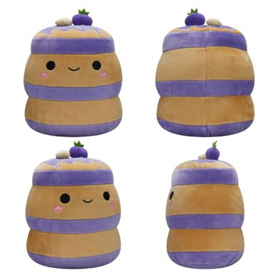 Squishmallows, Paden Blueberry Pancake, jucarie de plus, 19 cm