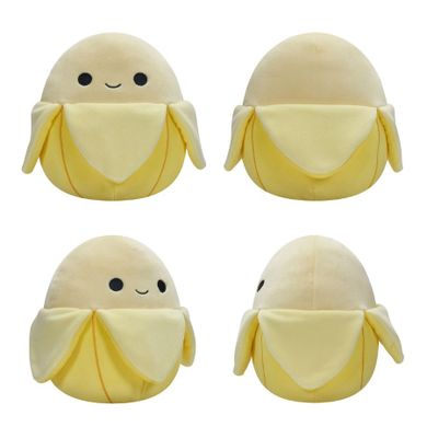 Squishmallows, Yellow Banana, jucarie de plus, 19 cm