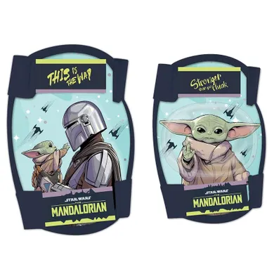 Star Wars, Mandalorian, set de protectie pentru coate si genunchi 2in1