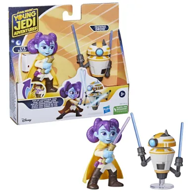 Star Wars, Young Jedi Adventures, Lys Solay si Droid, set cu 2 figurine
