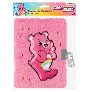 Starpak, Care Bears, jurnal cu lacat, plus, roz, A5, 80 pagini