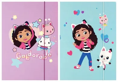 Starpak, Gabby's Dollhouse, dosar cu cauciuc A4, 1 buc.