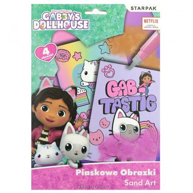 Starpak, Gabby's Dollhouse, imagini cu nisip, set creativ