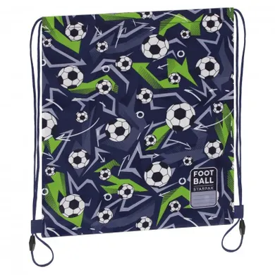 Starpak, rucsac cu snur, 39-33 cm, Football Allover